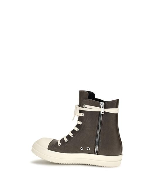 Rick Owens White Tower Sneaks Leather Sneakers for men