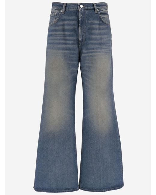 Haikure Blue Cotton Denim Jeans