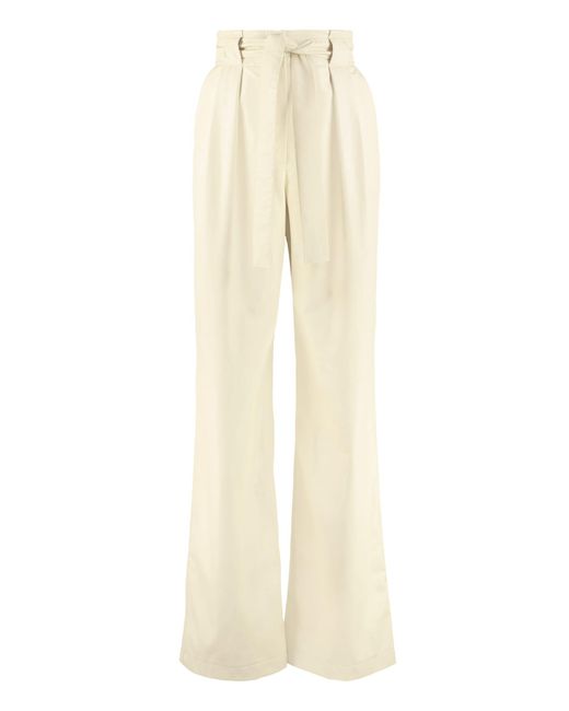 MSGM Synthetic Faux Leather Wide Leg 