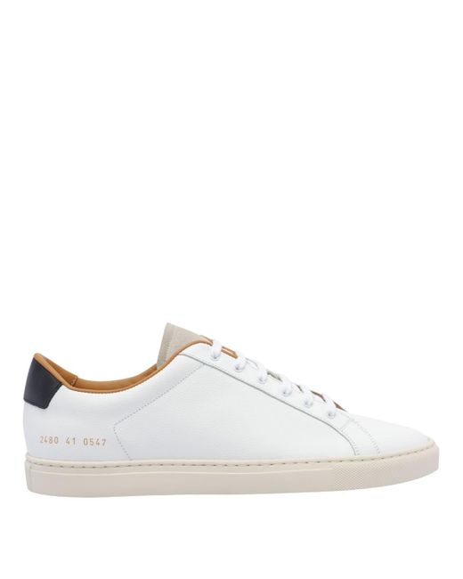 Common Projects White Retro Sneakers for men