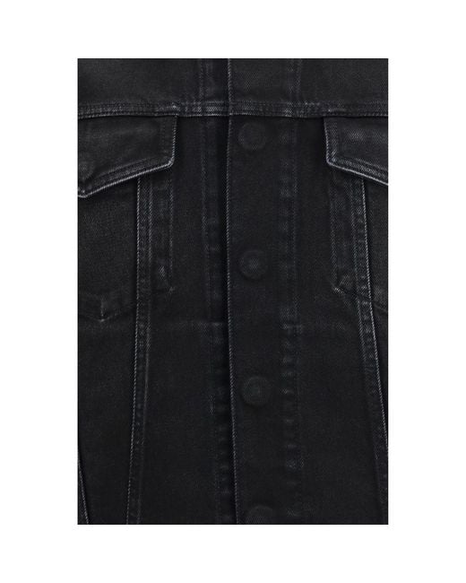Gucci Black Blue Cotton Denim Jacket for men