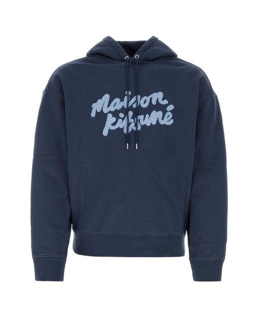 Maison Kitsuné Blue Sweatshirts for men