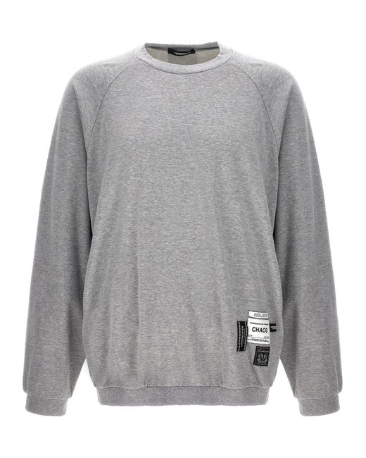 Undercover Gray 'Chaos And Balance' Sweatshirt for men