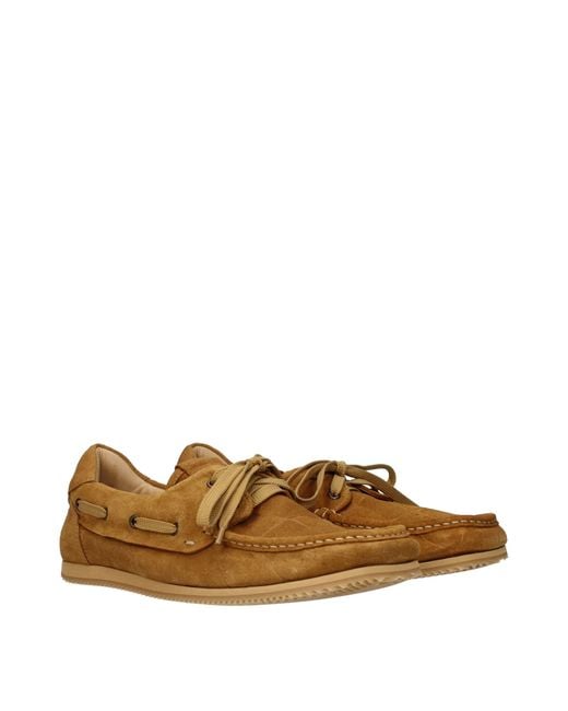 Jacquemus Brown Leather Slip-On Loafers for men