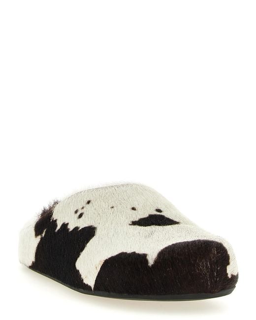 Marni Black Calfskin Clogs Shoe for men