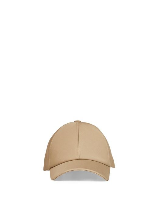 Fendi Natural Baseball Cap Cotton Hat for men