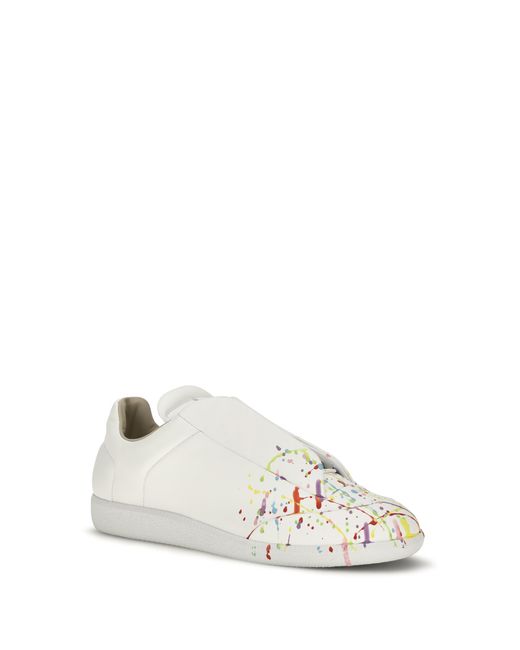 Maison Margiela White Future Leather Sneakers for men