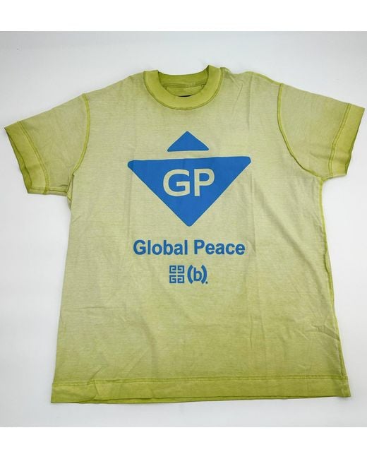 Givenchy Green Citrus Oversized Fit T-Shirt for men