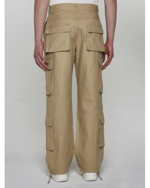Represent Natural Cotton Baggy Cargo Pants for men