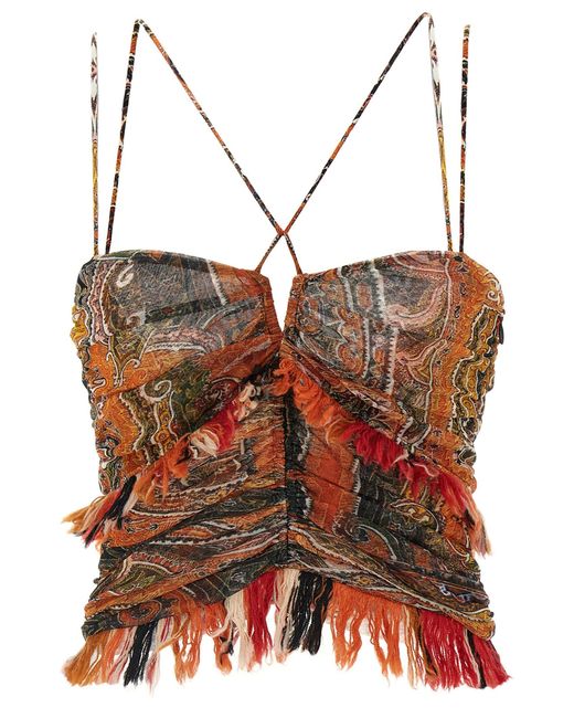 Isabel Marant Red 'Darlene' Top