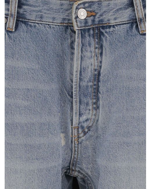 Emporio Armani Blue Jeans Cotton Trousers for men