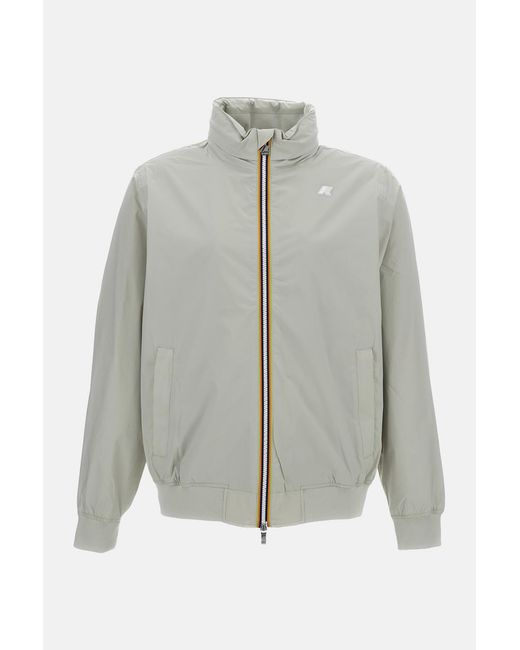K-Way Gray Jackets Ea Ny for men