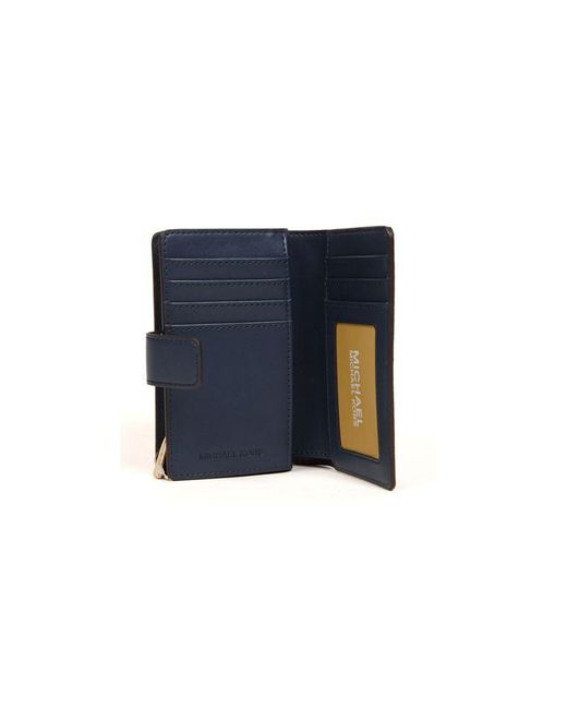Michael Kors Blue Wallet & Key Fob Polyvinyl Chloride Bags