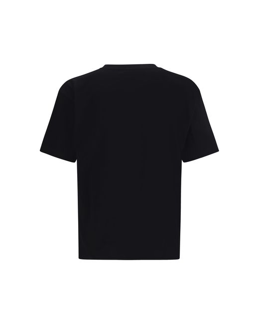 Valentino Black T-Shirt With A Made Print Cotton T-Shirts for men