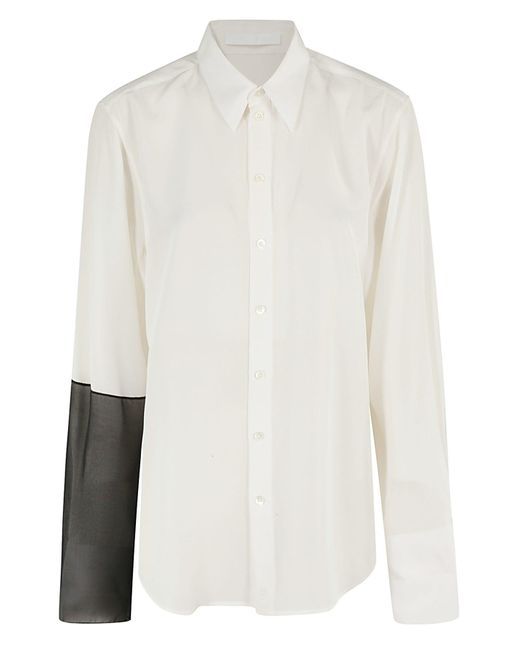 Helmut Lang White Cb Relaxed Shirt