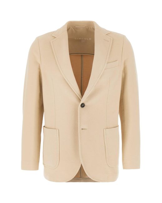 Circolo 1901 Natural Skin Stretch Cotton Blazer for men