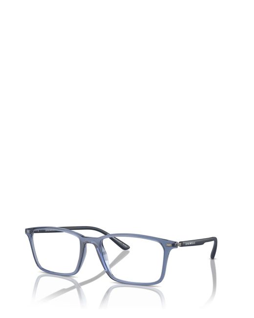 Emporio Armani White Eyeglasses for men