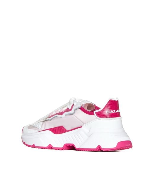 Dolce & Gabbana Pink Sneakers