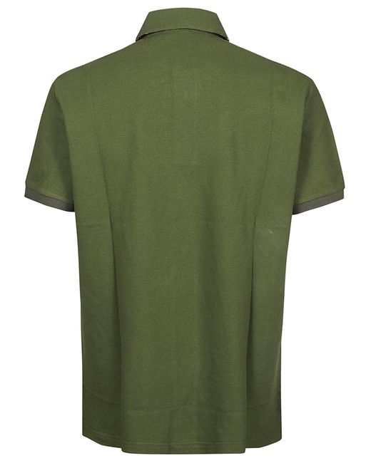 Etro Green Roma Short Sleeve Polo Shirt for men
