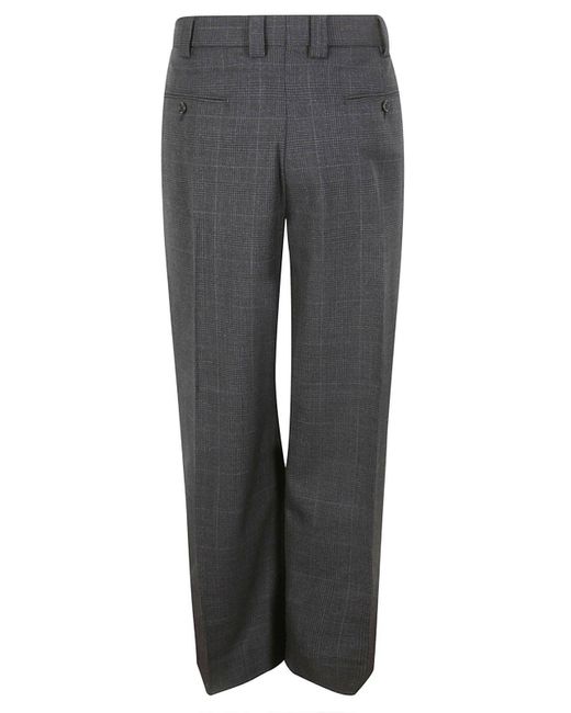 Acne Gray Wrap Tailored Trousers for men