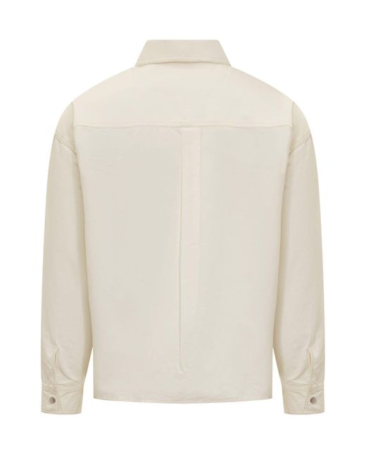 Isabel Marant White Cotton Terry Shirt for men