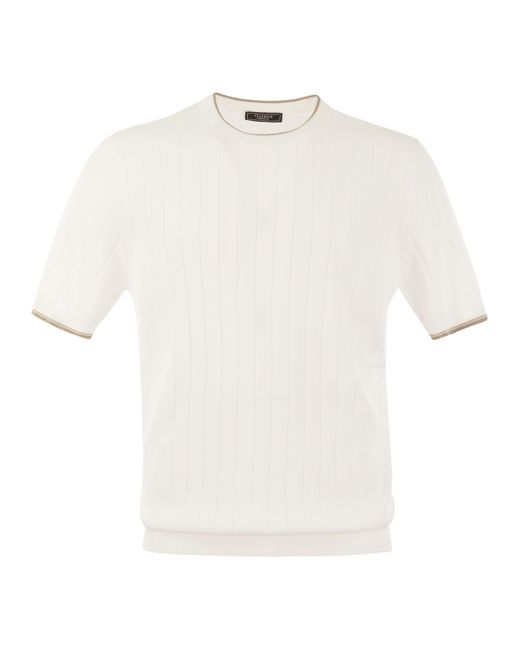 Peserico White T-Shirt for men