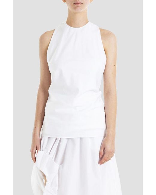 Simone Rocha White Bow Top