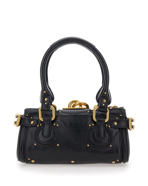 Chloé Black Handbag Paddington Leather