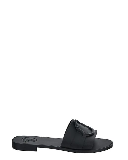 Moncler Black Mon Slide Sandal