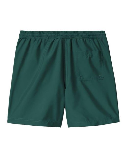 Carhartt Green Chase Swim Trunks for men