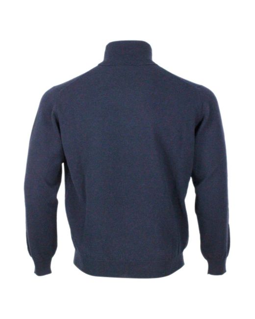 FILIPPO DE LAURENTIIS Blue Sweater for men