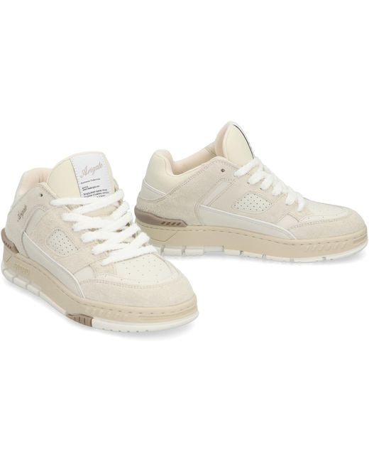 Axel Arigato White Sneakers Area Lo Fluffy Leather Trainers