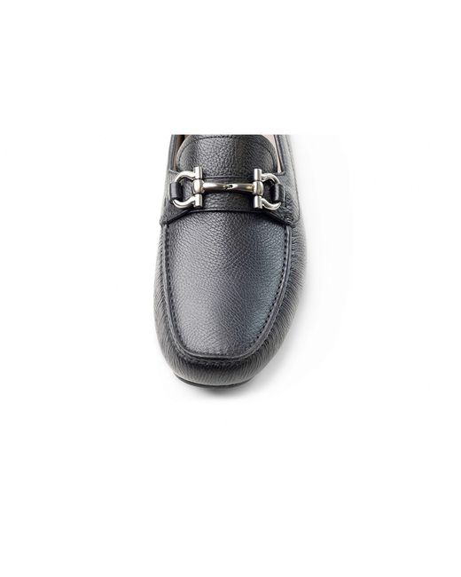 Ferragamo Black Loafers, Us for men