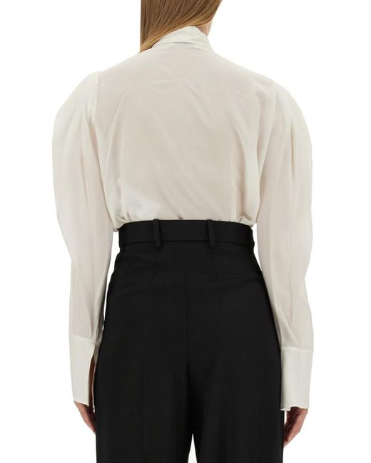 Nina Ricci White Silk Shirt