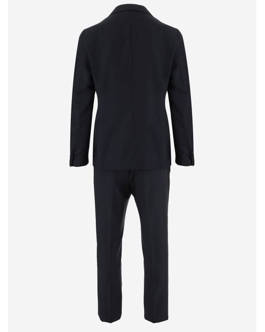Tagliatore Blue Suit Wool Suits for men