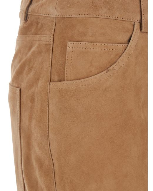 Arma Natural Michela Trousers With Belt Loop