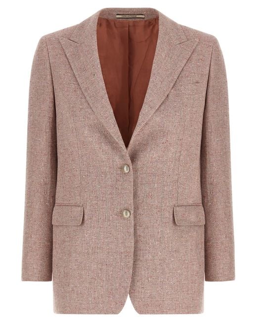 Tagliatore Brown 'Bertha' Blazer