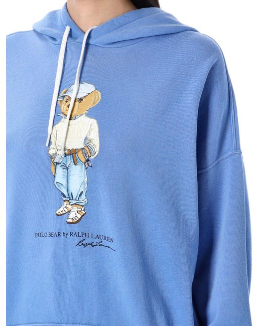 Polo Ralph Lauren Blue Polo Bear Hoodie