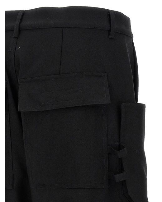 Rick Owens Black Stefan Cargo Pants for men