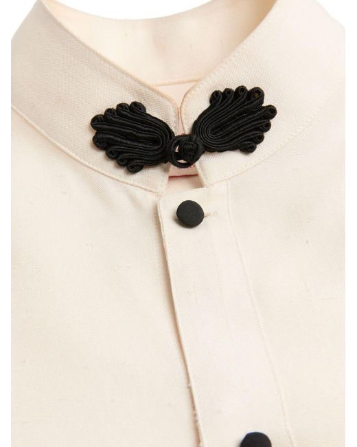 Valentino Natural Silk Shirt for men