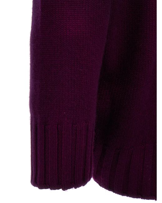 The Attico Blue Oversized Knit Dress