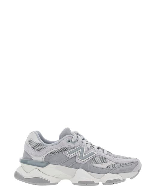 New Balance White '9060' Sneakers With Lateral Logo