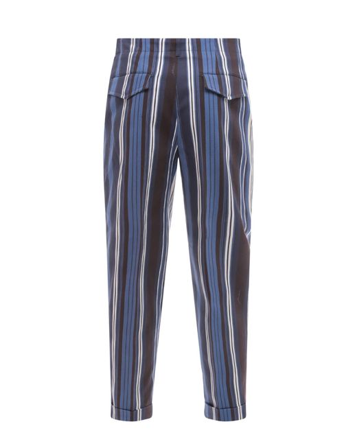 Etro Blue Trouser for men
