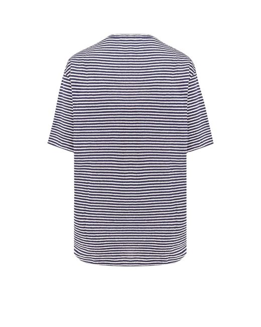 DSquared² Purple Summer Lovers Linen T-Shirt