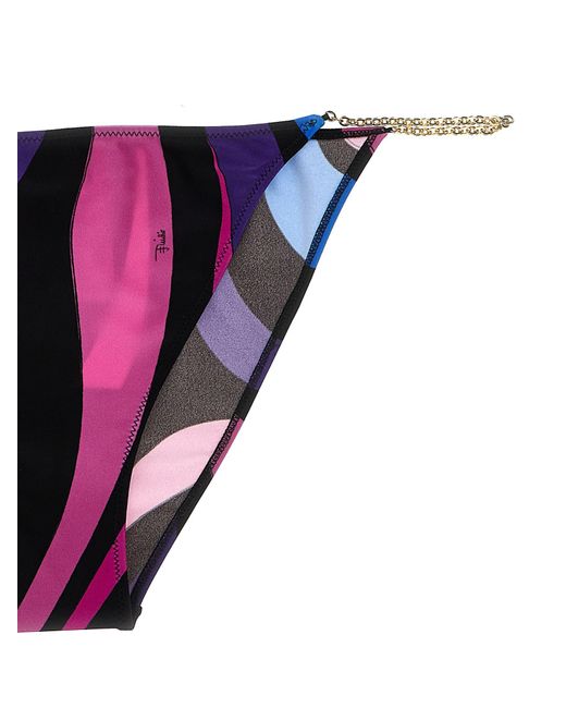 Emilio Pucci Purple 'Marmo' Bikini Bottom