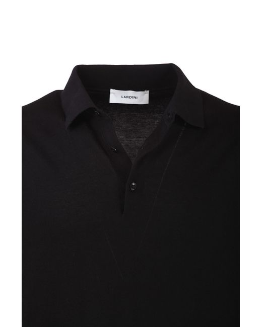 Lardini Black T-Shirts And Polos for men