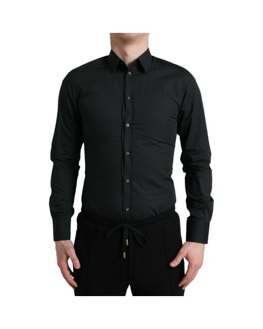 Dolce & Gabbana Black Casual Shirts for men