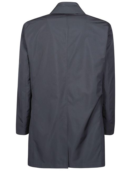 Herno Blue Raincoat for men