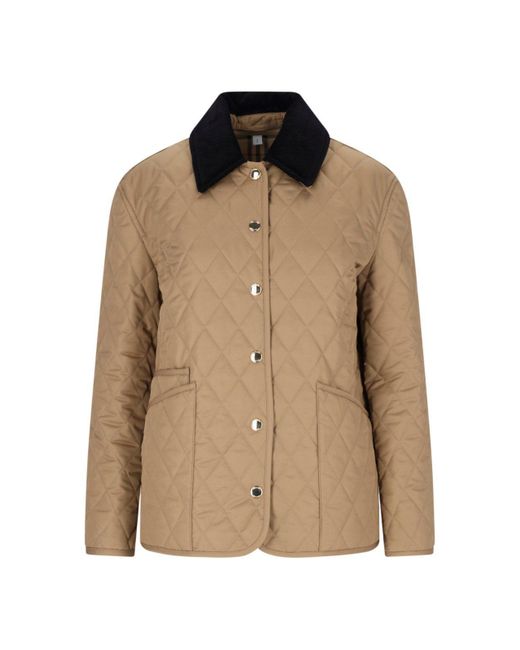 Burberry Brown Dranefeld Quilted Jacket