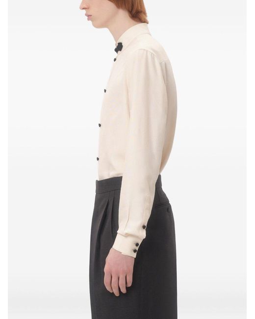 Valentino Natural Silk Shirt for men